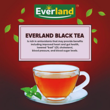 Everland Black Tea - Rich in antioxidants that improve heart and gut health, lowering LDL cholesterol and blood pressure.