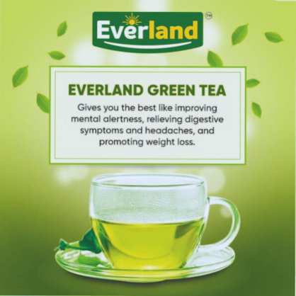 Everland Green Tea - Gives you the best like improving mental alertness, relieving digestive symptoms and headaches, and promoting weight loss.