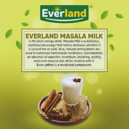 Everland Masala Milk - Best energy drink, rich in natural antioxidants, almonds, saffron and aromatic spices.